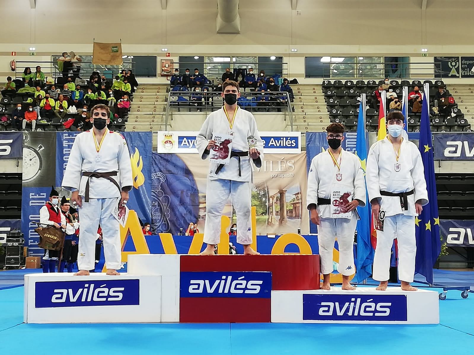 5 MEDALLAS EN LA COPA DE ESPAÑA INFANTIL Y CADETE VILLA DE AVILES - 30-10-21